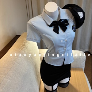 性感纯欲女警制服COS内衣套装