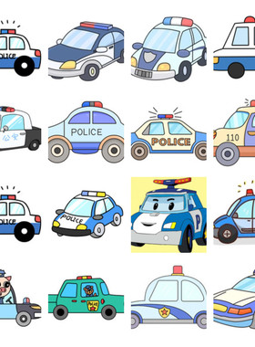 警车儿童数字油画cioioil深圳