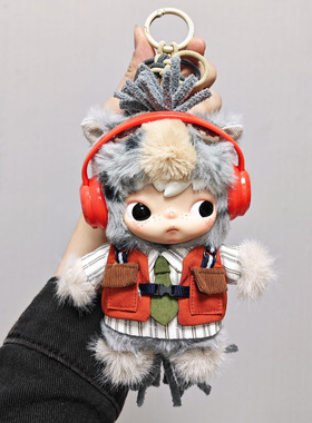 RMAX小野Hirono公路日志娃衣搪胶盲盒17cm玩偶着替橙色马甲套装