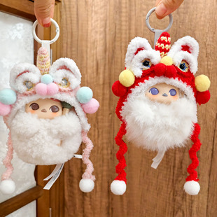 RMAX毕奇PUCKY敲敲系列电子木鱼搪胶毛绒挂件头套手作醒狮帽新年