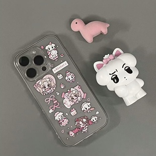 winter金冬天女孩适用15苹果14ProMax手机壳iPhone12全包17可爱13Pro软15Promax防摔11保护套16女Xsmax软8女5