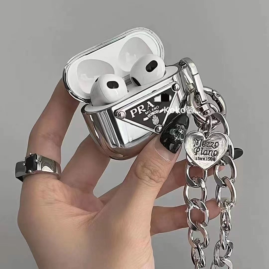 高级大牌电镀镜面适用airpods pro2保护套苹果2/3代防摔pro耳机壳4代pro3代,3C数码配件,耳机保护套,淘宝优惠券,粉丝福利购,淘宝优惠卷