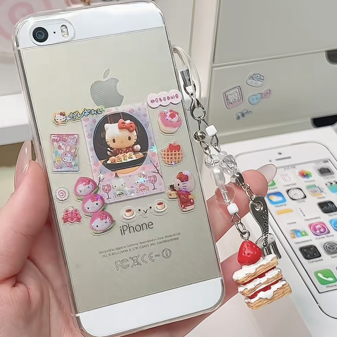 古早布丁凯蒂猫适用15苹果14ProMax手机壳iPhone12全包14可爱13Pro软15Promax防摔11保护套16女Xsmax软6/5s男