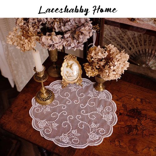 laceshabby新款法式vintage绣花