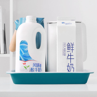 茶花塑料茶盘托盘家用双层沥水放茶杯口杯茶具长方形客厅大号茶盘