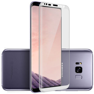 三星GALAXY S8+钢化膜SM-G9550曲面屏玻璃膜S8 G9500全屏保护贴膜