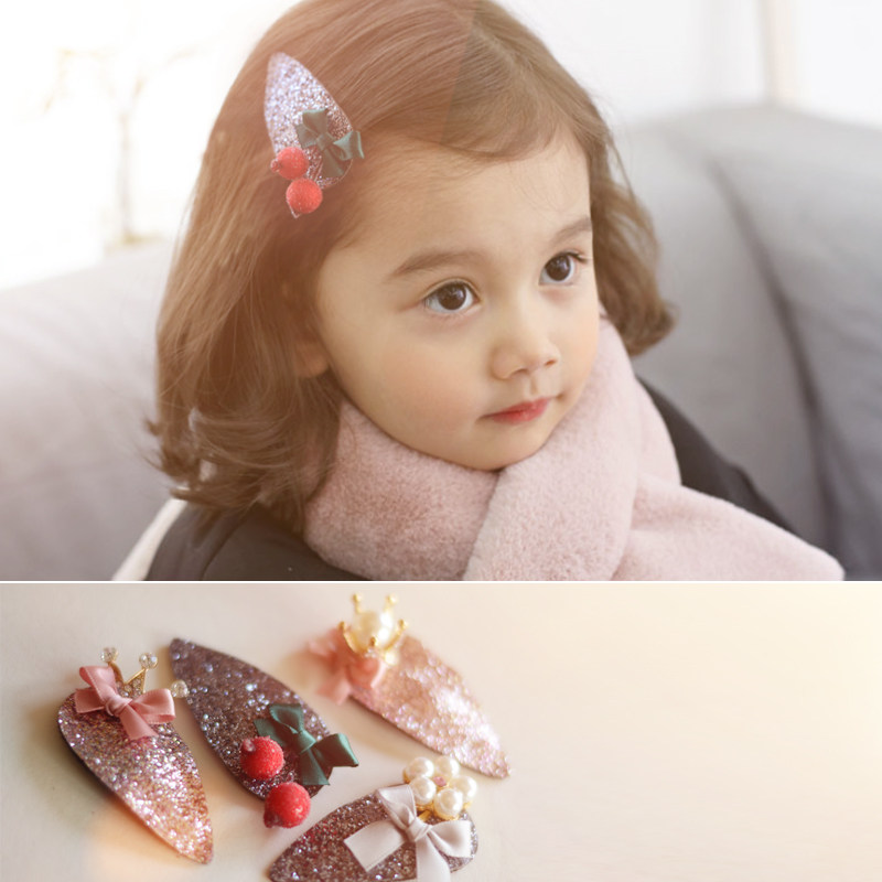 时尚女童水钻发卡婴儿头饰BB夹