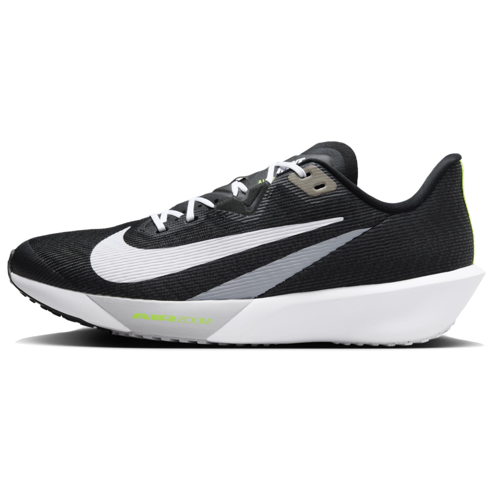 Nike Rival Fly 4 舒适百搭 皮革透气低帮跑步鞋男款黑色舒适轻云