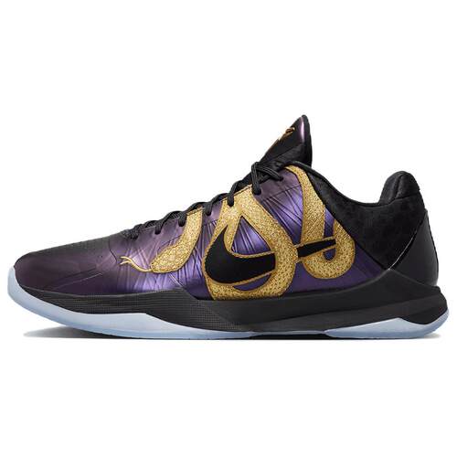 NikeKobe5Protro篮球鞋黑紫金