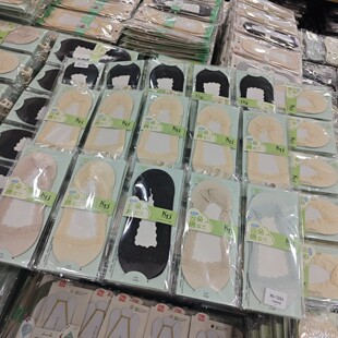 凯达7252蕾丝隐形袜女春夏季薄款硅胶防滑不掉跟棉底袜套透气船袜