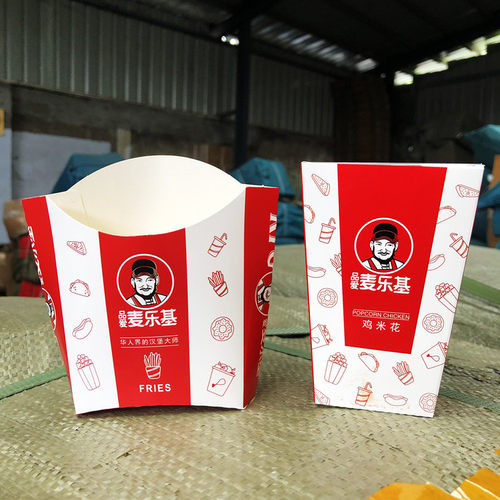 麦乐基纸袋鸡米花薯条盒汉堡纸鸡肉卷纸