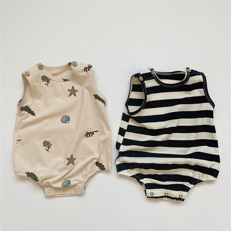 ins韩版宝宝背心哈衣