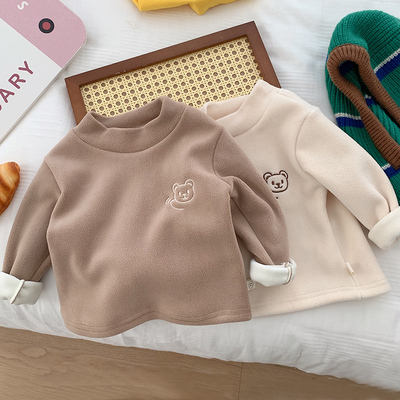 半高领加绒加厚保暖内搭