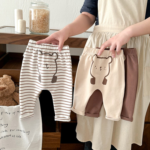 婴儿裤子宝宝卡通大屁屁裤