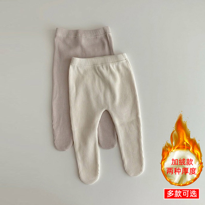 春秋装ins百搭包脚长裤连裤袜