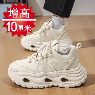 潮流隐形内增高8cm6cm运动鞋 冬季 百搭时尚 男10cm厚底老爹鞋 增高鞋