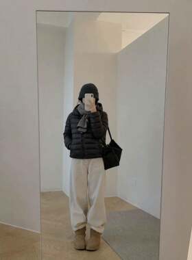韩国东大门秋冬新款时尚百搭洋气显瘦休闲连帽棉服修身洋