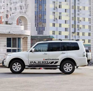三菱帕杰罗改装车贴拉花 PAJERO v73 v93 v97车身贴花彩条装饰贴