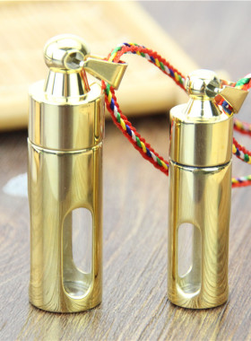 透明嘎乌盒楞严咒吊坠挂件男女