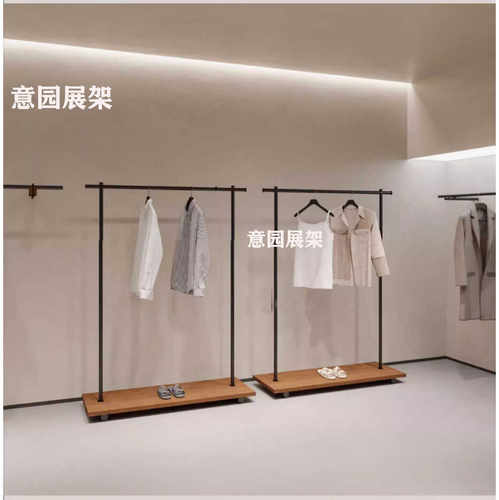 展示架中岛架亚光黑服装店