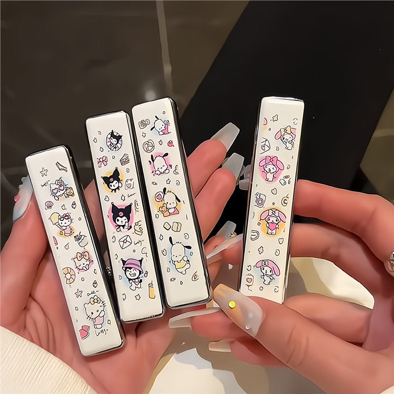 【】USB充电库洛米打火机超薄防风高颜值创意个性点烟器