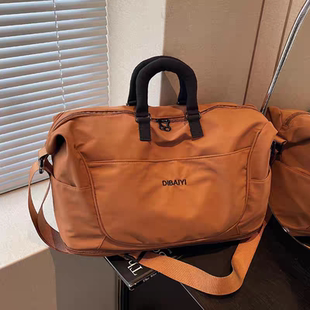 大容量短途外出旅行包女手提出差轻便行李袋男扩容斜挎运动健身包