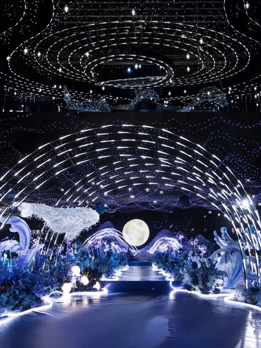 星空婚礼流星雨灯带流水灯跑马灯
