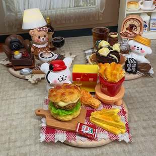 【半糖】两个包邮 孤品立体食玩手作冰箱贴 仿真微缩可爱卡通摆件