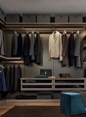 ZMSC02衣帽间衣柜设计资料合集3D模型图库CAD图库SU图库实例图片