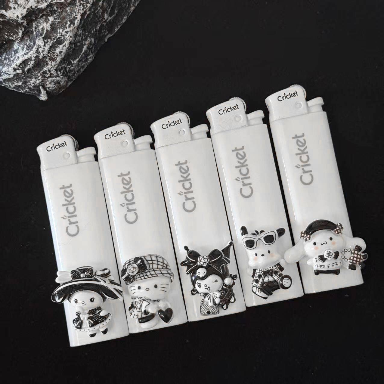 cricket草蜢正品三丽鸥卡通可爱简约一次性打火机创意送男友礼物