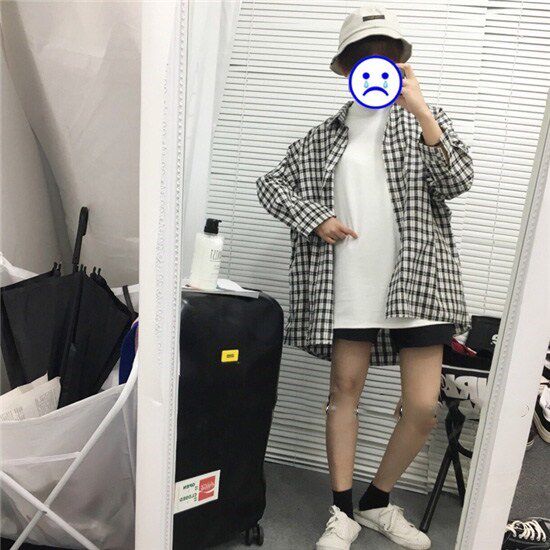 韩国ulzzang原宿风bf宽松夏季韩版春秋百搭格子衬衫外套女学生薄在类目 女装/女士精品, 衬衫中 - 来自Buy2taobao.com提供专业的淘宝代购服务