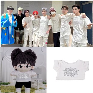 现货10cm娃衣nct dream李马克钟辰乐朴志晟同款T恤20厘米棉花娃娃