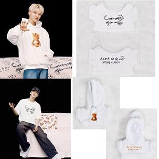 娃衣10cm15cm20cm权顺荣同款连帽卫衣T恤棉花娃娃玩偶公仔穿衣服