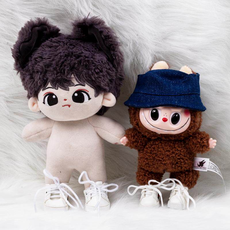 20cm娃鞋配饰配件17cmlabubu马卡龙穿鞋子15cm明星同款娃娃鞋皮鞋