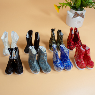 20厘米棉花娃娃20CM娃鞋复古风古装龙靴明星玩偶同款玩具靴可爱款