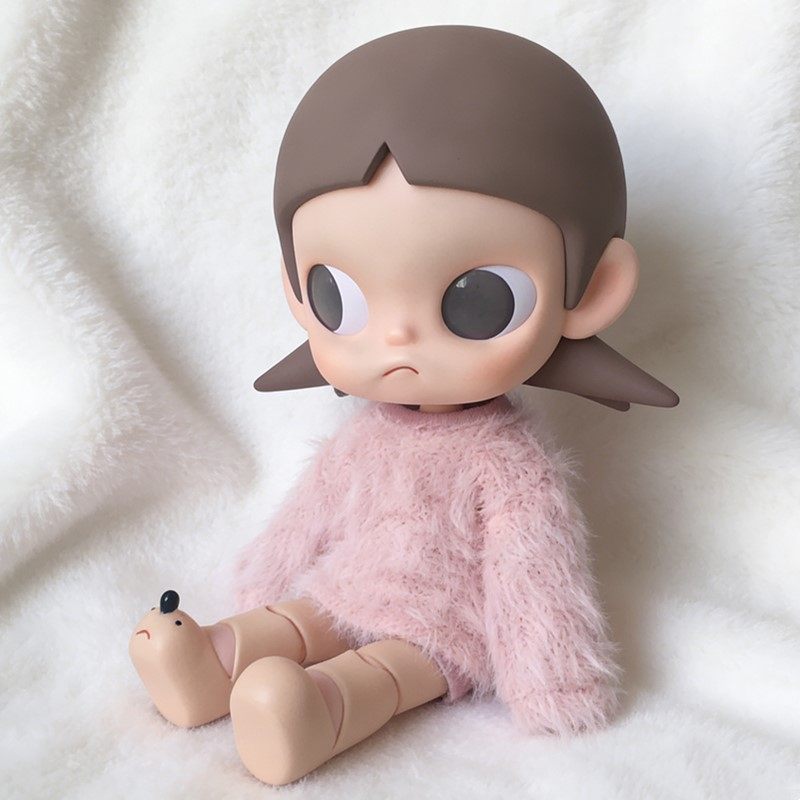 1/8娃衣20Cmzsiga娃娃可动人偶嘎子姐可动人偶毛绒毛衣秋冬衣服