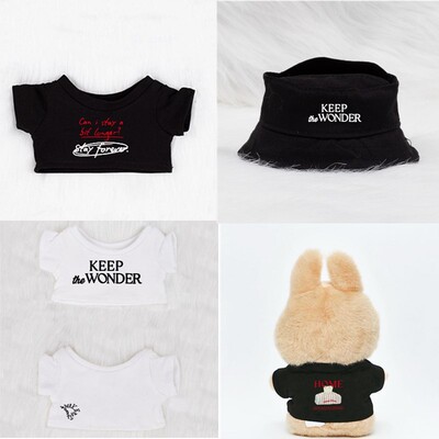 17Cm拉布布衣服邝玲玲2026年HomeyDays同款T恤101520棉花娃娃娃衣