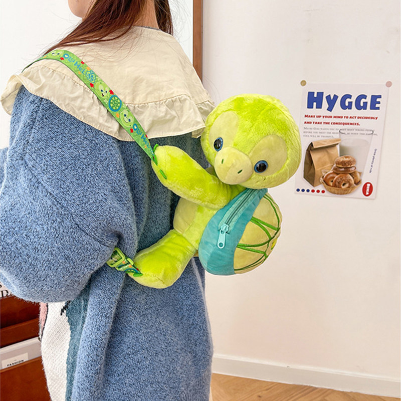 大号小乌龟玩偶背包送男女孩子礼物儿童毛绒公仔旅游学生双肩书包