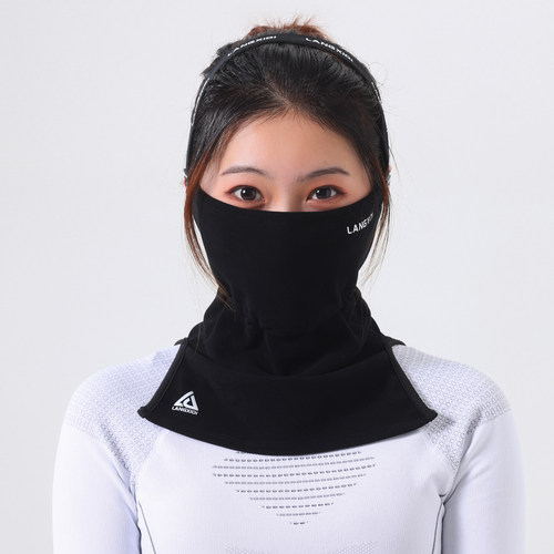 冬季滑雪保暖防风透气护脸头套女