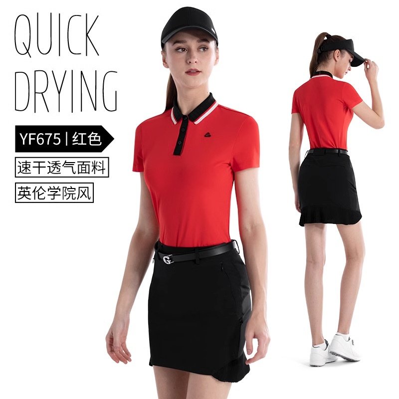 PGM高尔夫服装女装运动短袖上衣夏季T恤POLO衫透气显瘦厂家直销,运动服/休闲服装,高尔夫球服,淘宝优惠券,粉丝福利购,淘宝优惠卷