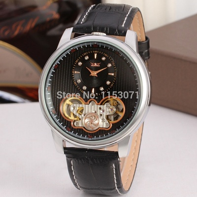 t-winner jaragar飞轮男士自动机械表 皮带表男表