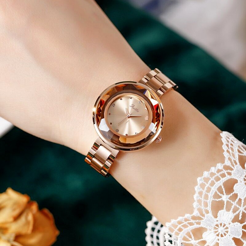 诗高迪新款士钢带手表ins风网红潮流个性学生韩版腕表女时尚