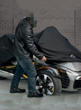 适用庞巴迪倒三轮RT行政F3蜘蛛侠车罩Ryker雷克RS运动Spyder车衣