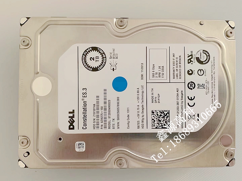 DELLST2000NM0023服务器硬盘