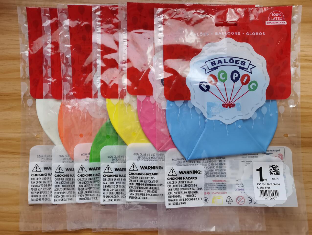 气球迷恋 LOONER 进口乳胶气球 SouthAmerican PICPIC 25寸 光板