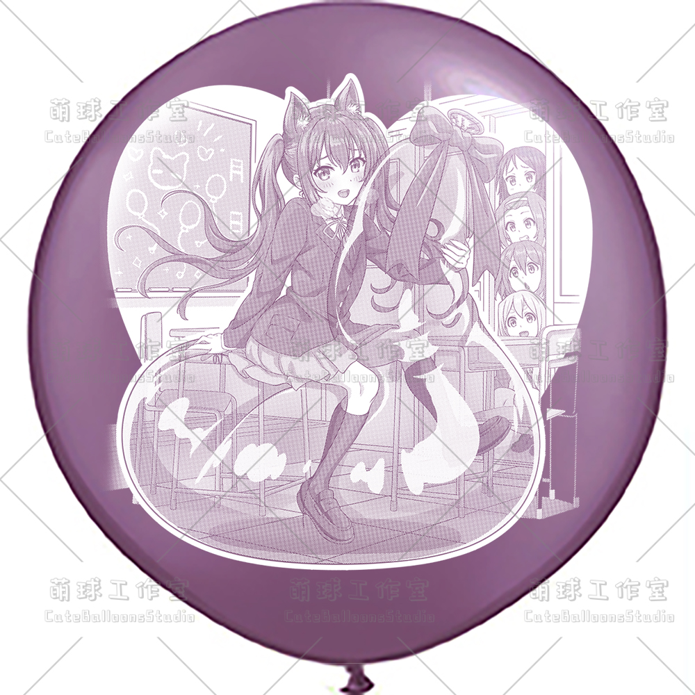 Big ball White ink   Catalpa meow ride balloon   Remake   Nakano Catalpa   K-ON ! Soft girl   LOONER comic printing