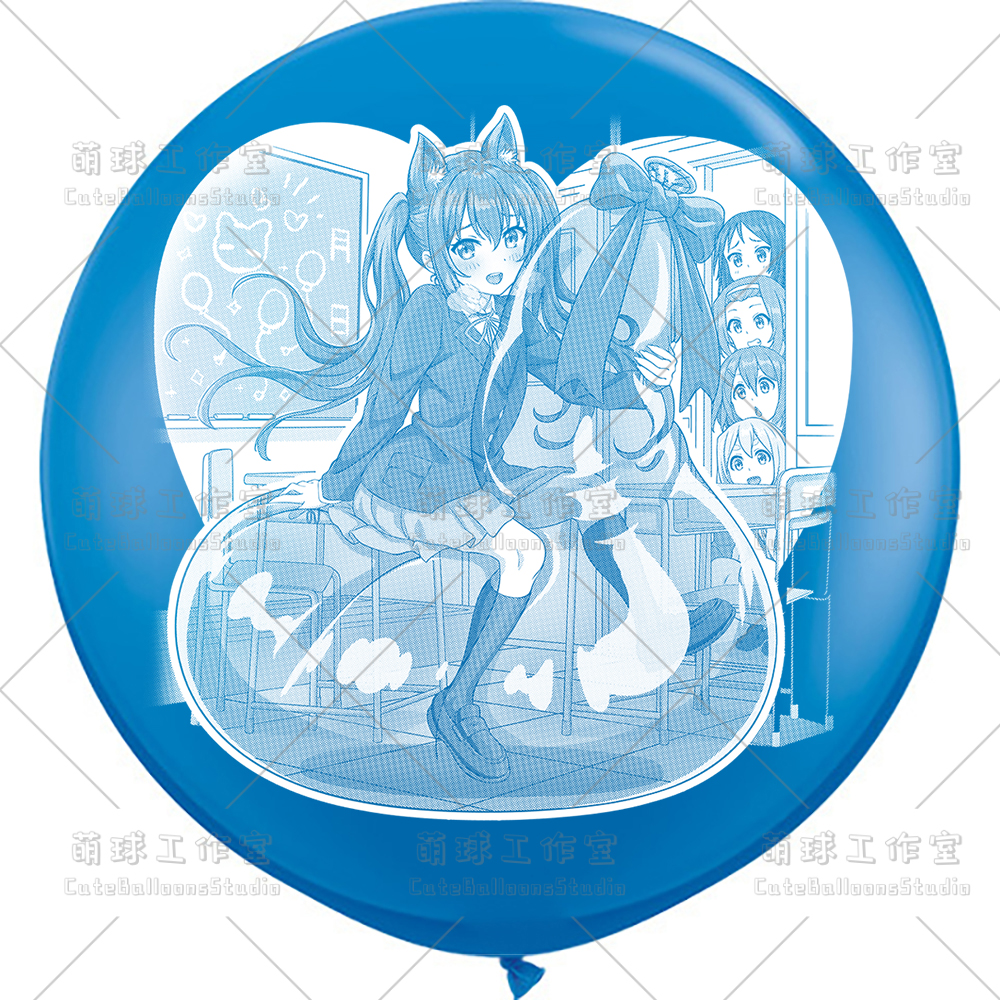 Big ball White ink   Catalpa meow ride balloon   Remake   Nakano Catalpa   K-ON ! Soft girl   LOONER comic printing