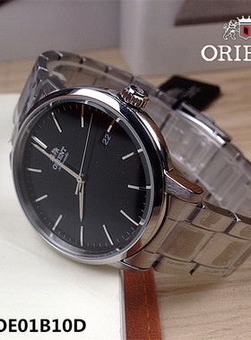 正品Orient/东方双狮全自动手表 机械表男表透底钢带ACOE01B10D