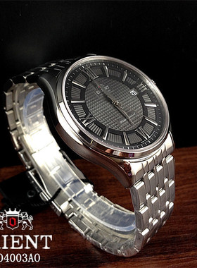 orient日本东方双狮表 男表正品防水自动机械手表日历SAC04003AO