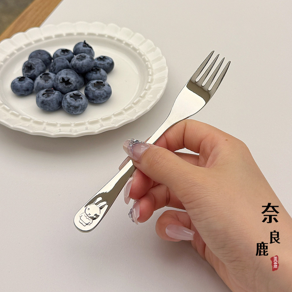 【网红款强烈推荐】18-10不锈钢水果叉子创意可爱水果签水果叉子,餐饮具,水果叉/水果签,淘宝优惠券,粉丝福利购,淘宝优惠卷